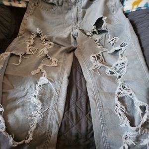 American Eagle ripped jeans